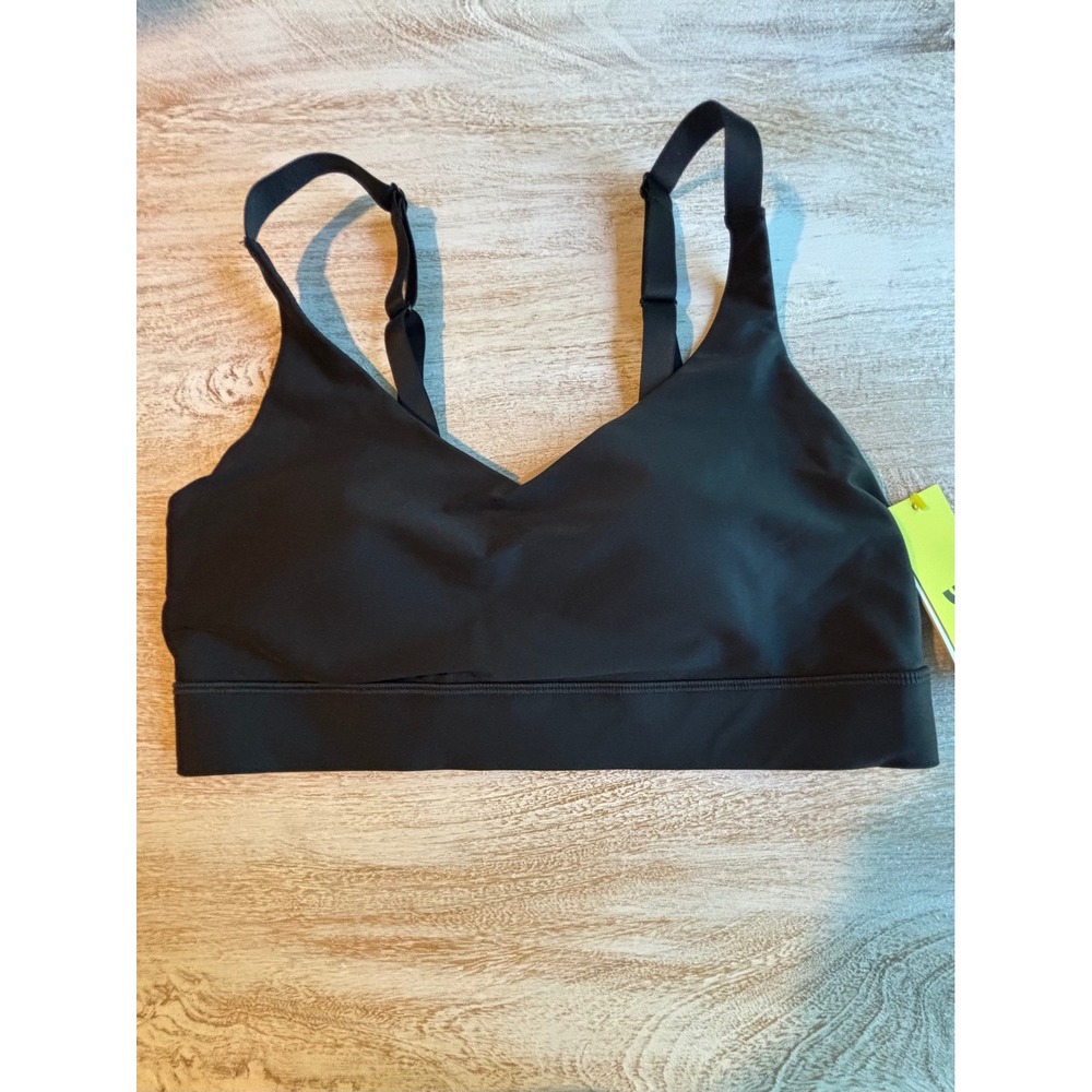 All in Motion Size Medium Effortless Support Sports Bra Black 34C 34D 36B 36C